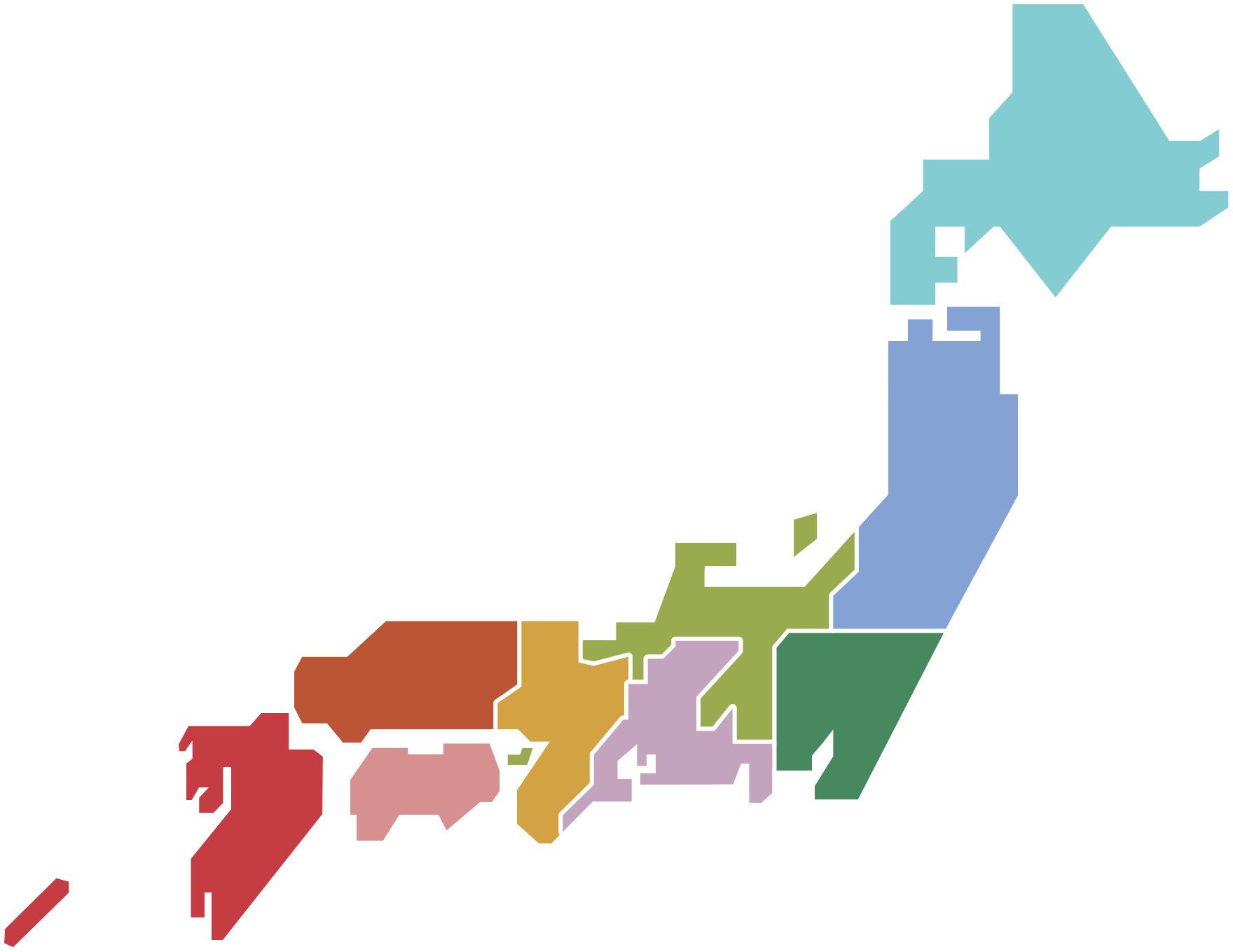 日本地図